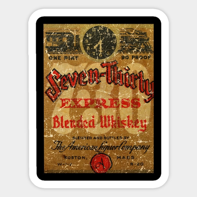 SEVEN THIRTY EXPRESS BEER Sticker by ngilerterus